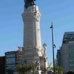 Denkmal für Marquis de Pombal, den Wiederaufbauer von Lissabon nach dem Erdbeben von 1755