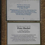 Berliner Gedenktafel und lokale Gedenktafel in der Künstlerkolonie Wilmersdorf