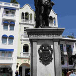 Denkmal für Pedro de Heredia, dem Gründer der komlubianischen Stadt Catagena de Indias