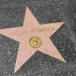 Street of Fame, Stern für Alfred Hitchcock in Hollywood, USA