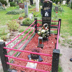 Grabmal des zweimalen Berliner Boxweltmeisters und Europameisters Graciano Rocchigiani auf dem St. Matthäus-Friedhof in Berlin-Schönebergo