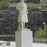 Denkmal für einen Befreiungskämpfer gegen die Osmanen in Nauplia, Griechenland