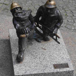 Zwerge in Wroclaw zur Erinnerung an den Studenten-Widerstand gegen das polnische Militärregime 1980