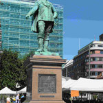 Denkmal für König Christian IV von Dänemark und Norwegen (1577-1648), der die Schweden besiegte