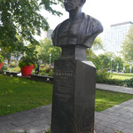 Gandhi-Büste in Quebec, Kanada