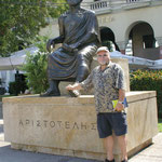 Denkmal für Aristoteles in Saloniki, Griechenland