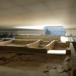 Ruine der Gaskammer, der Erschießungsräume und der Krematorien in der Gedenkstätte KZ Sachsenhausen