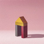 積み木（家）,2024（20×30cm）
