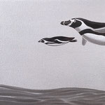 ペンギン,2023（30×30cm）