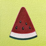スイカ（10×10cm）