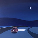 ナイトドライブ,2024（45×45cm）