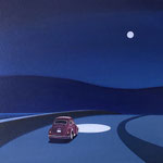 ナイトドライブ,2024（45×45cm）
