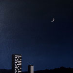 ビル,2025（45×45cm）
