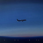 ナイトフライト,2024（45×60cm）