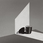 コーヒー,2024（30×30cm）