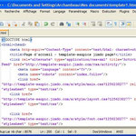 Étape 6: Code xHTML sur la page web grâce à Notepad++
