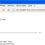 Contenu du fichier CSS