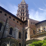 Basilique Saint Sernin à Toulouse, à moins de 30 minutes des Gites des Camparros à Nailloux