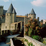 remparts de Carcassonne, à moins d'une heure des Gites des Camparros à Nailloux