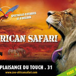 logo du zoo African Safari, à moins d'une heure des Gites des Camparros à Nailloux