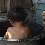 Zufrieden, auf dem Markt in Maumere