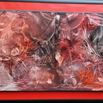 Encaustic Wachsbild  auf Leinwand mit Rahmen 70 cm x 50cm mit Kunststoffrahmen © KunstMomente Christine Dablander