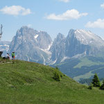 Langkofelgruppe von Seiser alm