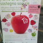 Il cartellone decorato dai bambini della Scuola Primaria di Breda di Piave