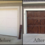 From Plain White to Rich Walnut Tone Finish