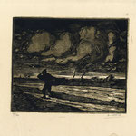 Vent d'orage, bois, 1934.