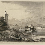 13. Baraque sur un bateau, cuivre de 139 x 204, (MAH Genève 2021-0179), 1 er état probable.