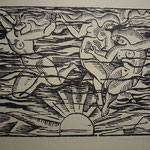 Bouquet, Les filles du Rhin, 22 x 20, 1920