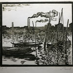 Paviot, "Bachots, Boulogne-sur-Seine", bois, 20x 22,8