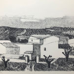 85 Paysage provençal, lith, 21x34, 25 ex., 1947.