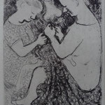 162 Ouvrières appliquées, 22x15, Album "Les maîtres de l'estampe", 1949, 100 ex.,  