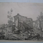15 La maison à l'arche. cuivre de 175x224