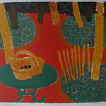 167 Jardin, 18x20,  Album "Les maîtres de l'estampe", 1949, 100 ex.,