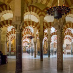 les colonnes de la Mezquita de Cordoue