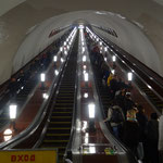 Megarolltreppen in der U-Bahn