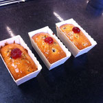 Cakes aux fruits confits