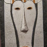 Masque africain : 27 cm X 78 cm 