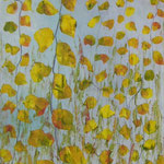 Öl Papier auf 100% Leinwand            135 x 45 cm