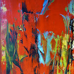 Öl auf 100% Leinwand       130 x 80 cm