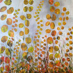 Öl , Papier auf 100% Leinwand           120 x90 cm