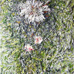Öl , Papier auf 100% Leinwand       130 x 70 cm