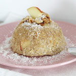Mugcake met appel, kokos en havermout