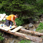 Brücke Waldlehrpfad reparieren