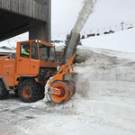 Rolba 600, Fräsarbeiten beim Heizwerk Oberlech