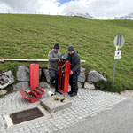 Aufbau Schranken Tannegg