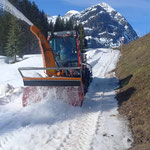 Winterwanderweg Zug auffräsen